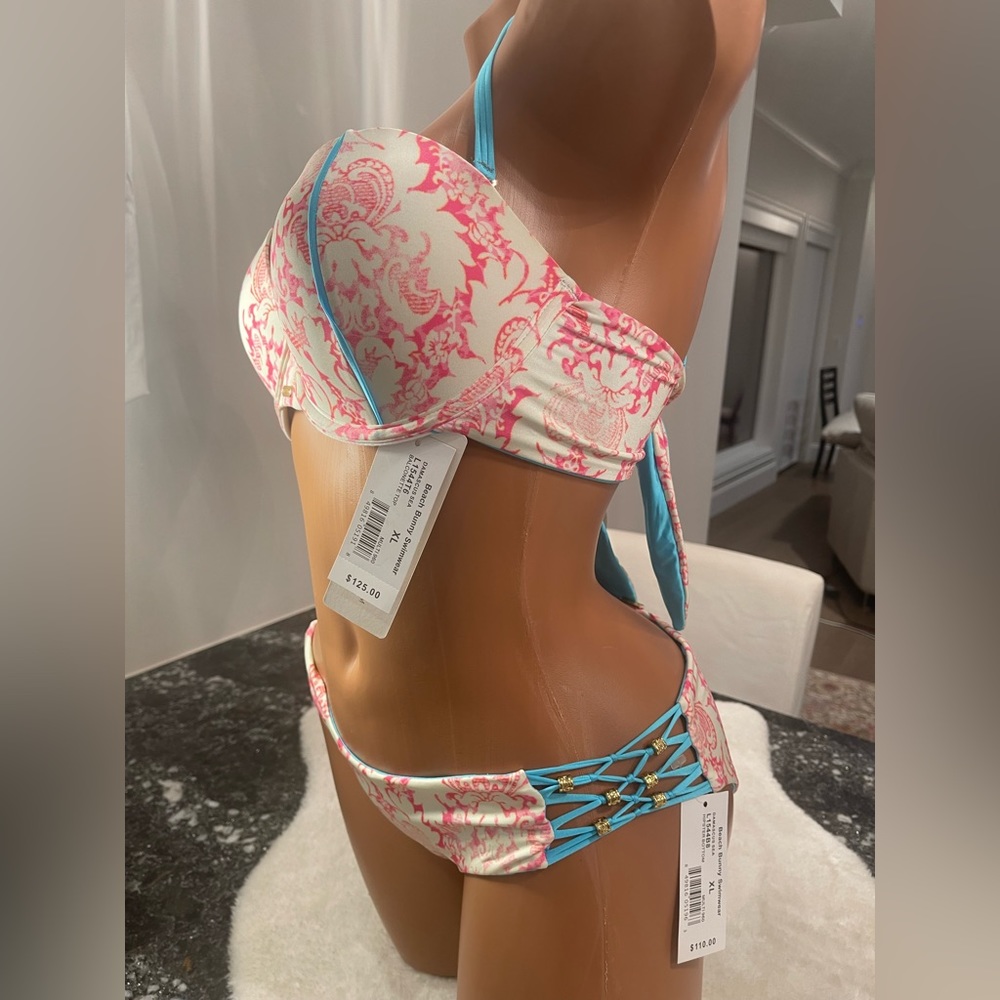 SOLD on POSH Canada 🇨🇦 xoxoxo NWT beach bunny bikini Damascus Sea 🌊 XL set - Picture 8 of 16